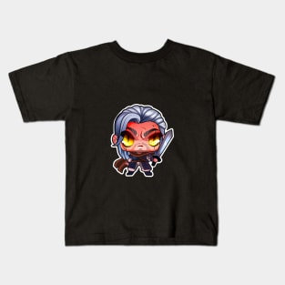 Geralt of Chibia Kids T-Shirt